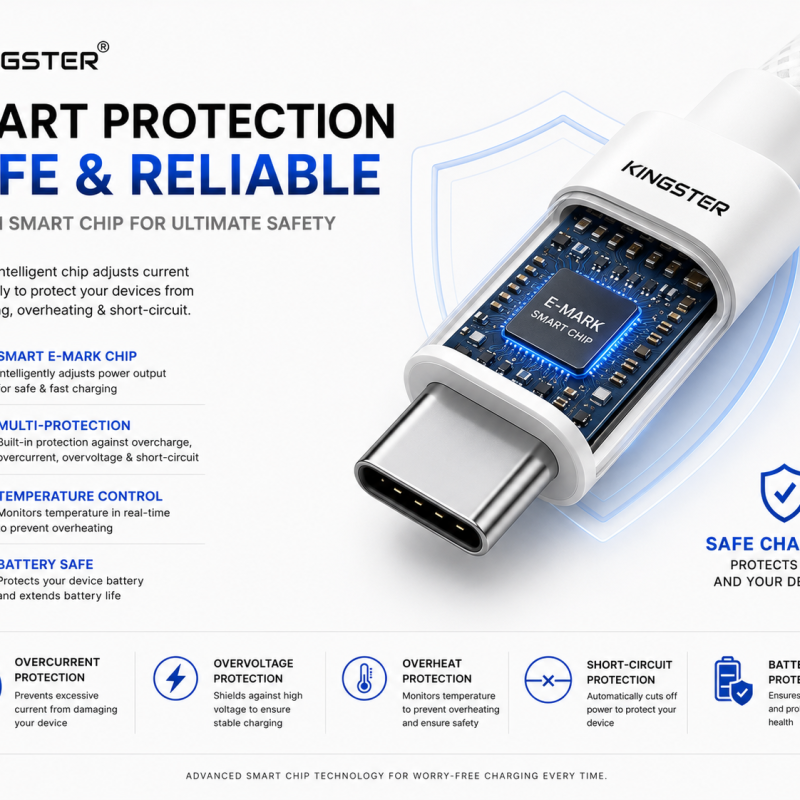 KINGSTER 60W Type C to Type C Cable
