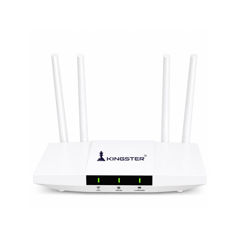 KINGSTER 5G & 4G Mobile Sim Based Wi-Fi Router with Four Antenna